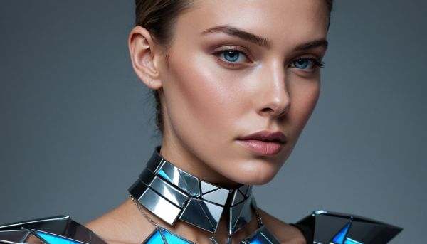 Comment porter un collier au design futuriste ?