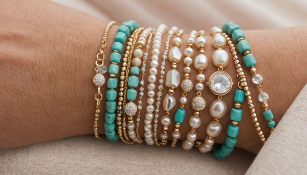 L'accumulation de bracelets fins pour l'été